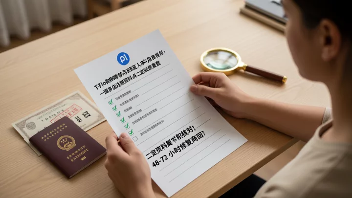 二审驳回排查时逐字段核对营业执照、护照与收款账户的场景
