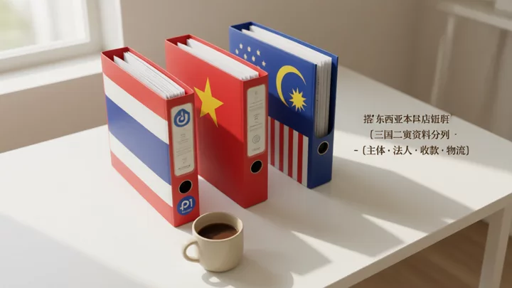 泰国、越南、马来西亚三国二审资料按国别分列的文件夹对照