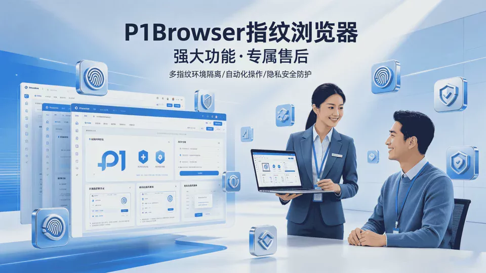 2026 頂配 P1Browser 指紋瀏覽器，功能全面實力拉滿，一對一專屬售後服務
