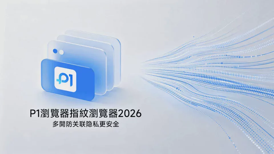2026 P1Browser 旗艦版｜一視窗一環境深度隔離 + 動態指紋生成 + 行動裝置模擬 + 批量管理 + 稽核追溯，全功能解析