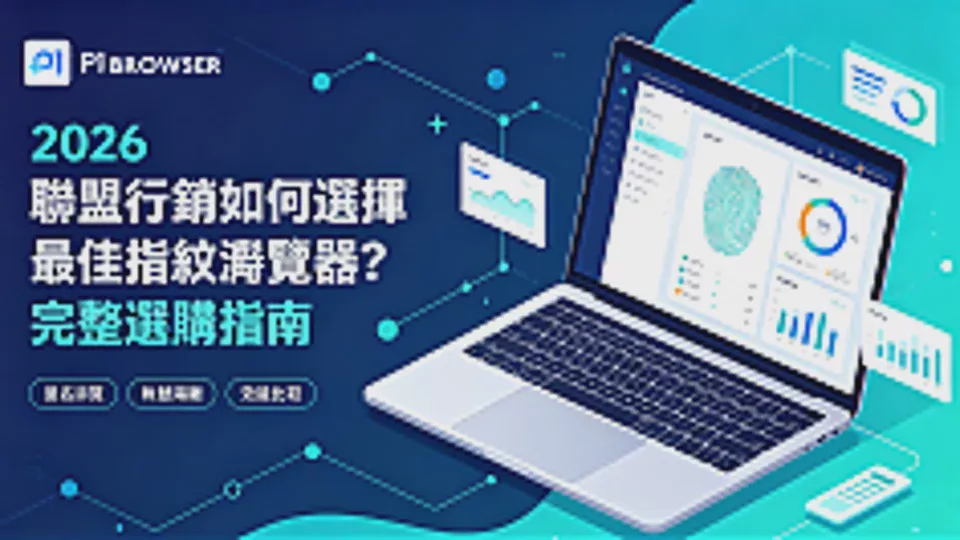 2026 聯盟行銷如何選擇最佳指紋瀏覽器？完整選購指南